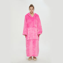 Load image into Gallery viewer, Hooded Lazy Blanket Pullover Double-Layer Blanket Sweater for Women Cold Protection in Autumn and Winter Thermal Pajamas