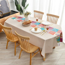 Load image into Gallery viewer, PVC Material Fabrics Tablecloth Waterproof and Oil-Proof Oval Tablecloth Rectangular