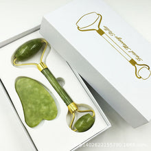 Load image into Gallery viewer, Jade Beauty Instrument Jade Roller Massager Jade Roller Face Scrapping Plate