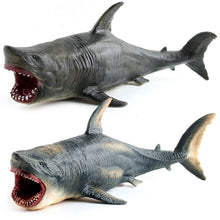 Load image into Gallery viewer, Marine Life Model Large Hollow Simulation Great White Shark Megalodon Underwater World Decoration Toys