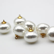 Load image into Gallery viewer, 5pcs/Set Highlight Pearl Gold Bottom Button Sweater Decoration Button Clothing Accessories Accessories