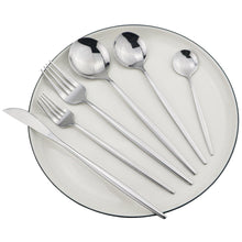 Load image into Gallery viewer, Direct s Stainless Steel Knife, Fork and Spoon Spoon Cutlery Set Western Food Dessert Fork Spoon Cutlery Knife and Fork Tableware Six Sets