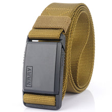 Load image into Gallery viewer, Tactical Nylon Waistband Men's Quick Release Automatic Buckle Belt Casual Stretch Pant Belt