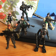 Load image into Gallery viewer, Military Soldier Model Movable Joint Elite Anti-Terrorism Special Forces 10cm Puppet Soldier Pirate Zombie