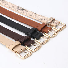 Load image into Gallery viewer, All-Match Dress Sweater Coat Decoration Belt Youth Jeans with Women's Leather Belt