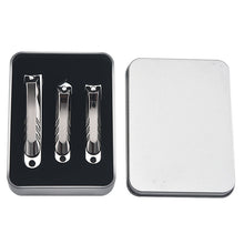 Load image into Gallery viewer, Nail Clippers Three-Piece Household Manicure Set Nail Clippers Nail Scissors Single
