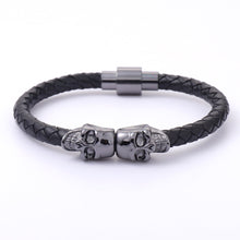 Load image into Gallery viewer, New Men's Ghost Head Bracelet Punk Skull Bracelet