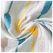 Load image into Gallery viewer, White Cotton Linen Restaurant Tassel Tablecloth Rectangular Table Cover
