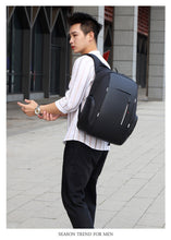 Load image into Gallery viewer, 15.6-inch high-capacity computer black backpack