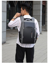 Load image into Gallery viewer, 15.6-inch high-capacity computer black backpack