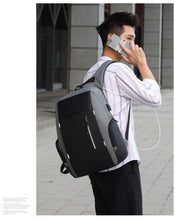 Load image into Gallery viewer, 15.6-inch high-capacity computer black backpack