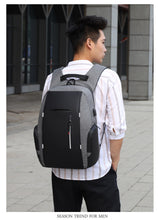 Load image into Gallery viewer, 15.6-inch high-capacity computer black backpack