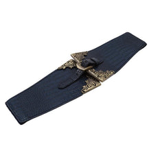Load image into Gallery viewer, Home Supplies Pin Buckle Women Fashion Elastic Wide Belt Elastic Crocodile Belt
