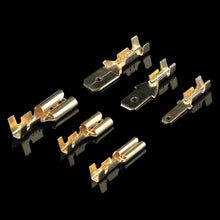Load image into Gallery viewer, 270Pcs 2.8mm 4.8mm 6.3mm Plug Spring Female Male Spade Cold Crimp Terminals Connector Car Speaker Electrical Wire Connectors Set
