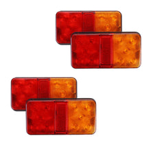 Load image into Gallery viewer, 2PCS 12V 24V LED Tail Light Taillight Turn Signal Indicator Stop Lamp Rear Brake Light for Car Truck Trailer Caravan