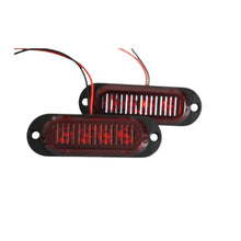 Load image into Gallery viewer, 2PCS Warning Light 4LED Trailer Truck Red Orange White 12V-24V LED Side Marker Lamp Car Accessories Parking Lights for Trucks