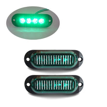 Load image into Gallery viewer, 2PCS Warning Light 4LED Trailer Truck Red Orange White 12V-24V LED Side Marker Lamp Car Accessories Parking Lights for Trucks