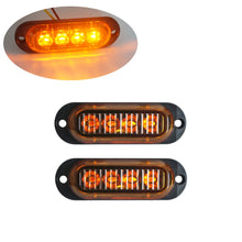 Load image into Gallery viewer, 2PCS Warning Light 4LED Trailer Truck Red Orange White 12V-24V LED Side Marker Lamp Car Accessories Parking Lights for Trucks