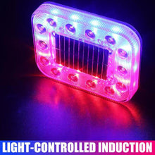 Load image into Gallery viewer, 2PCS anti-tail strobe Light Warning Light Flashing Taillight Truck Lamp Seven Color Waterproof for Magnet Switch Solar Energy