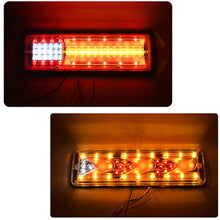 Load image into Gallery viewer, 2Pcs 12V/24V Car Trailer Trucks Tail lights Car LED Rear Tail Light Running Turn Signal Rear Lamps Lorry Bus Taillight Parts