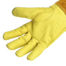 Load image into Gallery viewer, 2Pcs Leather Breathable Gauntlet Gloves Rose Pruning Long Sleeve Gloves for Men and Women Best Gardening Glove Garden Gifts