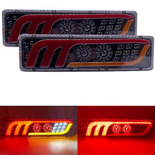 Load image into Gallery viewer, 2pcs LED Truck Tail Lights12V/24V super bright Trailer Brake Lights Rear Dynamic Running Turn Signal Reverse Lamp Lorry Taillig
