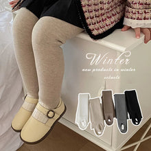 Load image into Gallery viewer, 3-12 Years 2023 New Kids Pants Girls Tights Fur Lining Warm Pantyhose Children Skinny Leggings for Winter