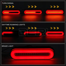 Load image into Gallery viewer, 3 In 1 Waterproof 12V 24 Truck LED Tail Light Rear Lamp Stop Reverse Safety Indicator Fog Lights for Trailer Truck Car Taillight