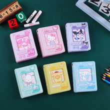 Load image into Gallery viewer, 3 Inch 40 Pockets Kawaii Photocard Holder Keychain Kpop Card Binder Photocards Live Instax Mini Photo Album for Slides Scrapbook