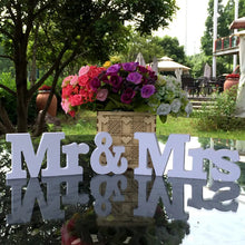 Load image into Gallery viewer, 3 Pcs/set Wedding Decorations Letter Mr & Mrs Decor Props Just Married Wedding Events Party DIY Decoration Supplies Wedding Sign