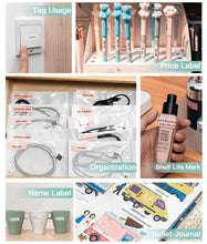 Load image into Gallery viewer, 3 Rolls/Box Phomemo White/Transparency Thermal Label D30 Paper Sticker BPA-Free for D30 Portable Self-adhesive Label Printer