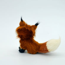 Load image into Gallery viewer, 3 Styles Mini Squatting Fox Model Cute Simulation Brown Fox Home Decoration Wedding Birthday Gift Plush Figures Craft Miniatures