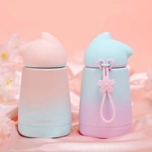 Load image into Gallery viewer, 300ml Gradient Cat Modelling Vacuum Flasks Travel Shopping Coffee Mug Stainless steel304 Bottle Lady Portable Thermos Cup