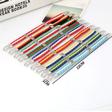 Load image into Gallery viewer, Ornament Woven Flag Flag Color Leather Bracelet Pu Imitation Bracelet World Cup Country Bracelet