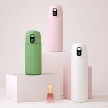 Load image into Gallery viewer, 316 Stainless Steel Vacuum Flask Display Temperature Straw Portable Thermos Cup Girl Children Cute 420ML 520ML 600ML termo café