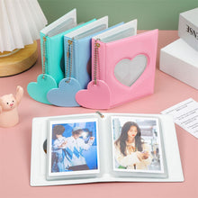 Load image into Gallery viewer, 32 Pockets Candy Color Hollow Photo Album 3 Inch Card Holder With Hanging Chain Photocard Holder Binder Photocards Collect Book