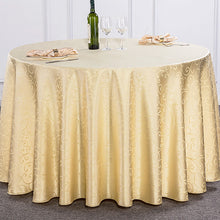Load image into Gallery viewer, Hotel Wedding Tablecloth Restaurant Ding Room round Table Crocheted Tablecloth round Morning Glory Table Cloth