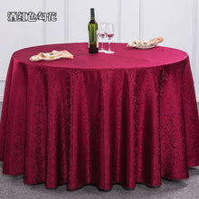 Load image into Gallery viewer, Hotel Wedding Tablecloth Restaurant Ding Room round Table Crocheted Tablecloth round Morning Glory Table Cloth