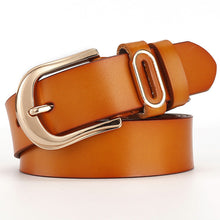 Load image into Gallery viewer, Belt Korean Style All-Match Pure Pin Buckle Belt Women's Wide Decoration Leather Belt