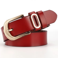 Load image into Gallery viewer, Belt Korean Style All-Match Pure Pin Buckle Belt Women's Wide Decoration Leather Belt