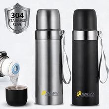 Load image into Gallery viewer, 350/500/750ML Large Capacity Bullet Thermos Bottle Stainless Steel Water Bottle for Girl Portable Vacuum Flasks Keep Warm&Cold