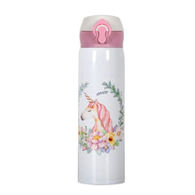Load image into Gallery viewer, 350ML Children's Thermos Bottle Unicorn Water Bottle For Children Stainless Steel Drinkware School Water Bottle For Girls Kids