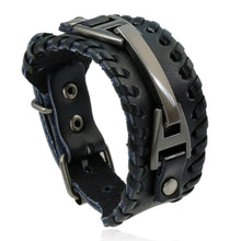 Load image into Gallery viewer, Men's Cattle Leather Bracelet Yiwu Accessories Woven Leather Bracelet