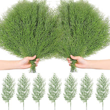 Load image into Gallery viewer, 35CM Simulated Pine Branches Christmas Tree Wreath Decoration Artificial Green Plants Home Garden Party Xmas Ornament Supplies