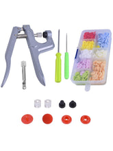 Load image into Gallery viewer, 360/150/50 Sets T5 Plastic Snap Button with Snaps Pliers Tool Kit & Organizer Containers,Easy Replacing Snaps,DIY Family Tailor