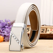 Load image into Gallery viewer, Women's Leather Belt Casual Versatile Double-Sided Two-Layer Lychee Pattern Comfort Click Belt