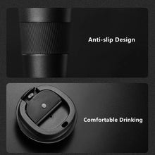 Load image into Gallery viewer, 380ml/510ml Double Stainless Steel 304 Coffee Thermos Mug Leak-Proof Non-Slip Car Vacuum Flask Travel Thermal Cup Water Bottle