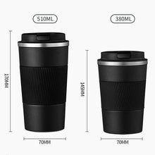 Load image into Gallery viewer, 380ml/510ml Double Stainless Steel 304 Coffee Thermos Mug Leak-Proof Non-Slip Car Vacuum Flask Travel Thermal Cup Water Bottle