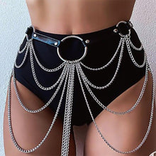 Load image into Gallery viewer, Gothic Body Harness Chain Sexy Garter Belt Chest Harness Women