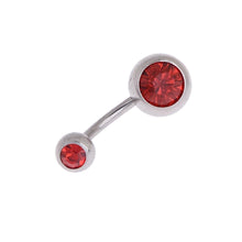 Load image into Gallery viewer, 10Pcs Belly Button Rings Crystal Surgical Steel Body Jewelry Belly Piercing Sex Real Navel Rings Piercing